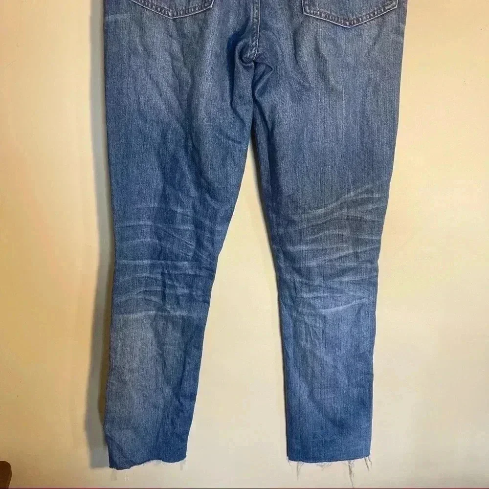 Madewell rigid skinny high rise raw hem jeans - Picture 5 of 6